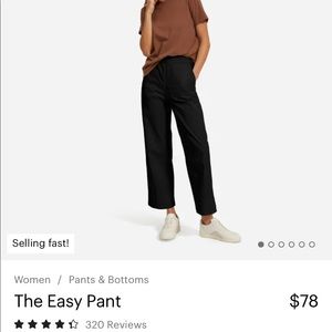 Everlane Easy Pant black